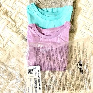 NWOT Amazon Essentials Girl’s Short Sleeve T-Shirt Size 2T